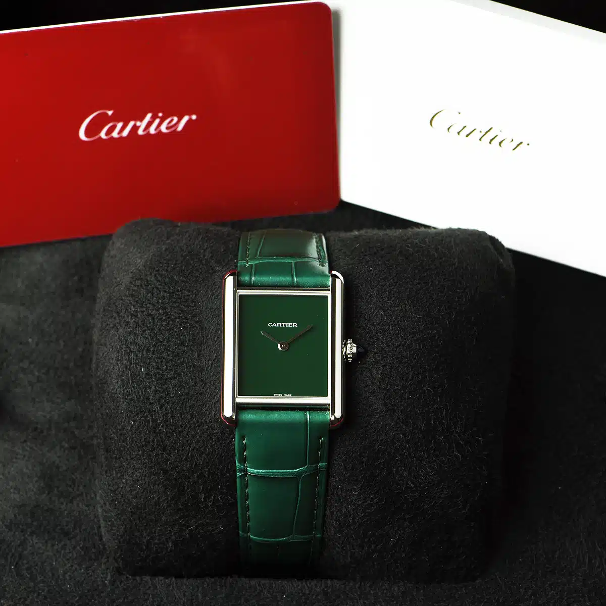 Cartier Must de Cartier WSTA0056 33mm Stainless steel Green 4