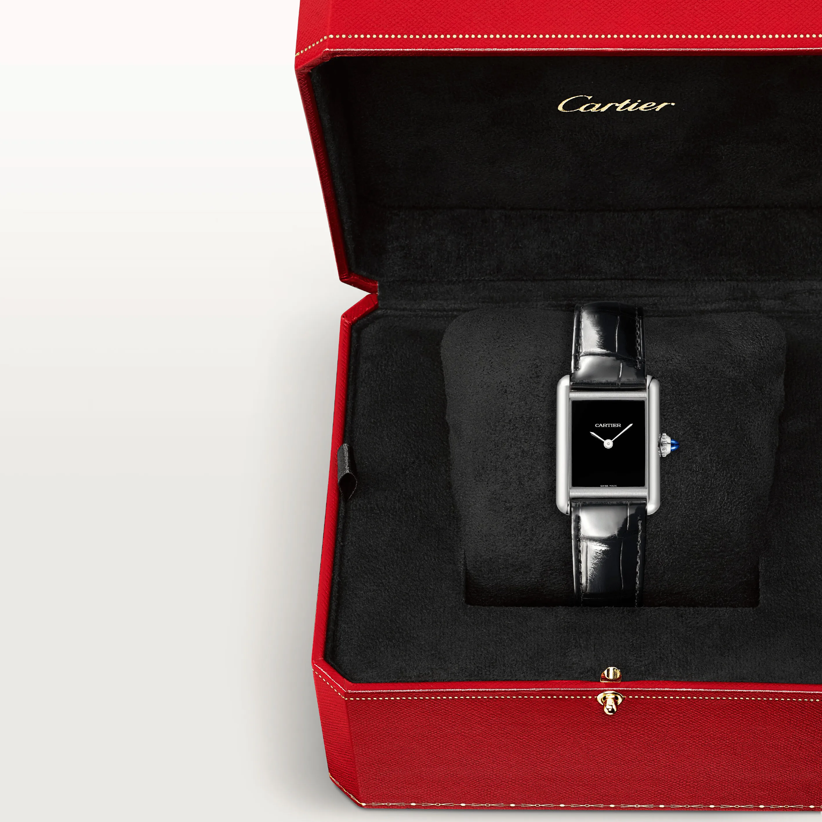 Cartier Must de Cartier WSTA0071 22mm Stainless steel Black 1