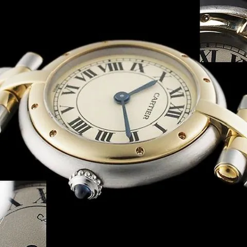 Cartier Panthère 166920 23mm Yellow gold and Stainless steel Cream 4