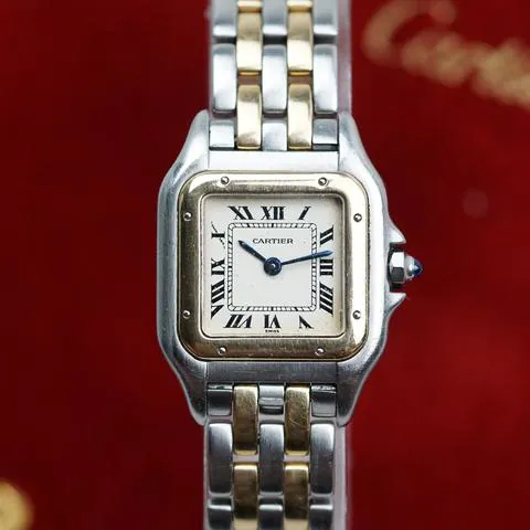 Cartier Panthère 166921 22mm Yellow gold and Stainless steel White