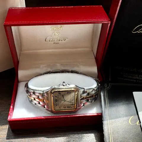 Cartier Panthère 83957 29mm Yellow gold and Stainless steel White 4