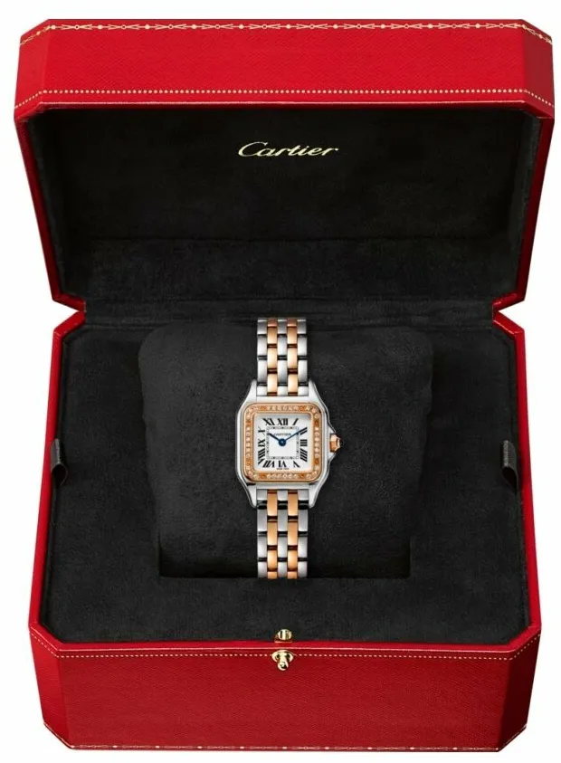 Cartier Panthère W3PN0006 22mm Rose gold and Stainless steel and 18k rose gold Silver 1