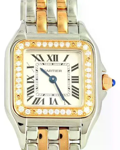 Cartier Panthère W3PN0006 22mm Yellow gold and Stainless steel Silver