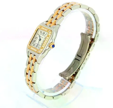 Cartier Panthère W3PN0006 22mm Yellow gold and Stainless steel Silver 3