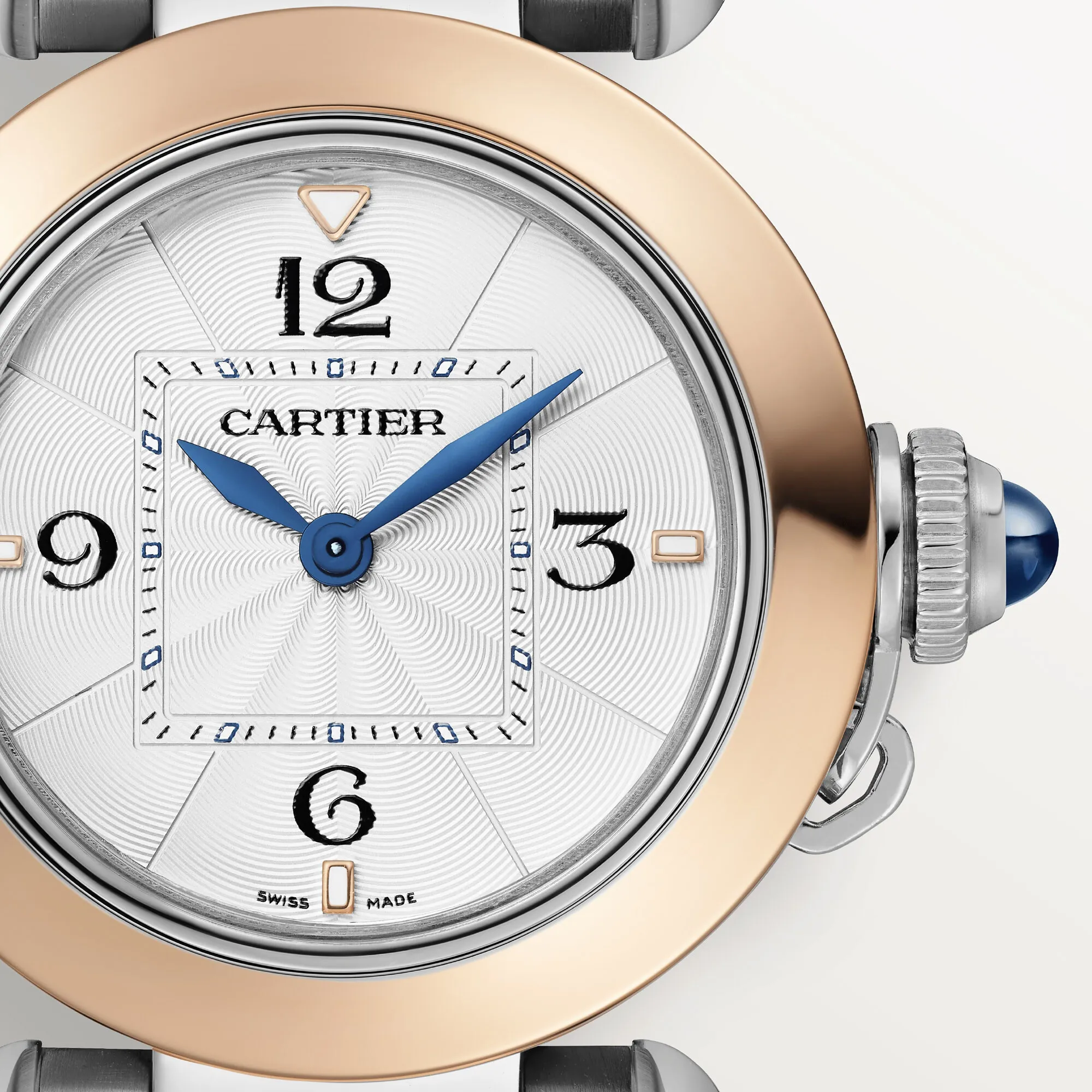 Cartier Pasha de Cartier W2PA0007 30mm Rose gold and Stainless steel and 18k rose gold Opaline 4