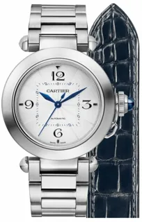 Cartier Pasha WSPA0013 Stainless steel silvered