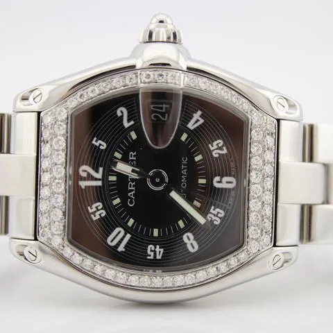 Cartier Roadster W62004V3 43mm Stainless steel Silver