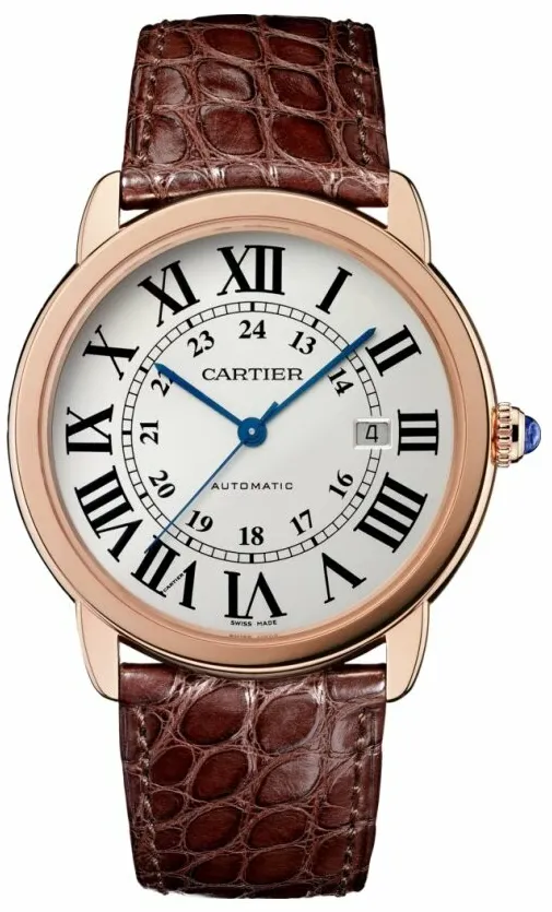 Cartier Ronde Solo de Cartier W6701009 42mm Rose gold and Stainless steel and 18k rose gold Silver