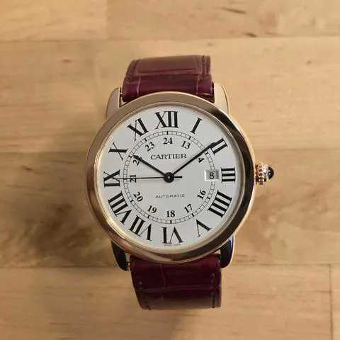 Cartier Ronde Solo de Cartier W6701009 42mm Rose gold White