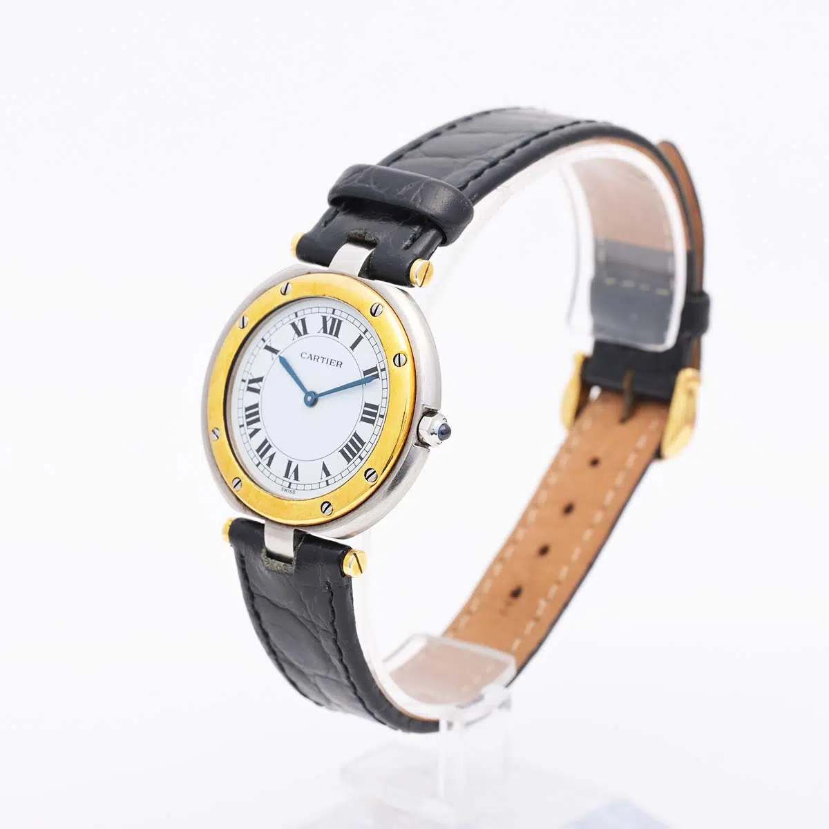 Cartier Ronde 8121 32mm Yellow gold and Stainless steel White 3