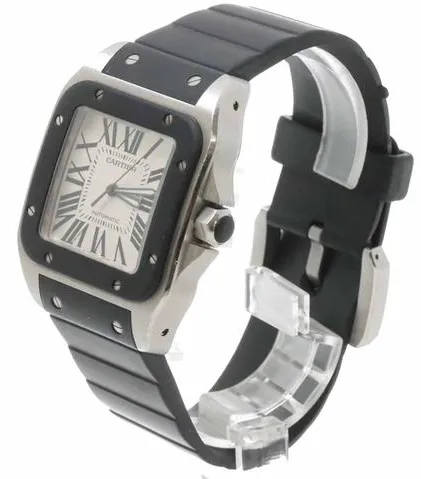 Cartier Santos 100 W20121U2 38mm Stainless steel Silver 1