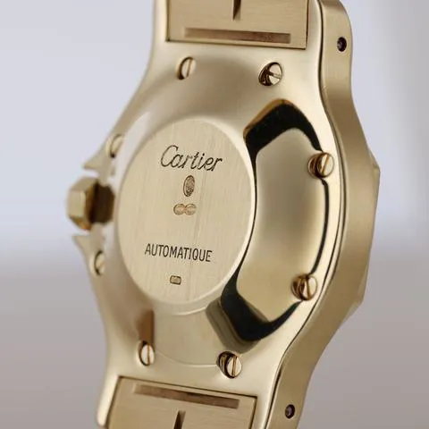 Cartier Santos 2965 30mm Yellow gold White 4