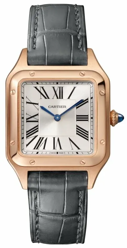 Cartier Santos Dumont WGSA0022 38mm Rose gold and 18k rose gold Silver