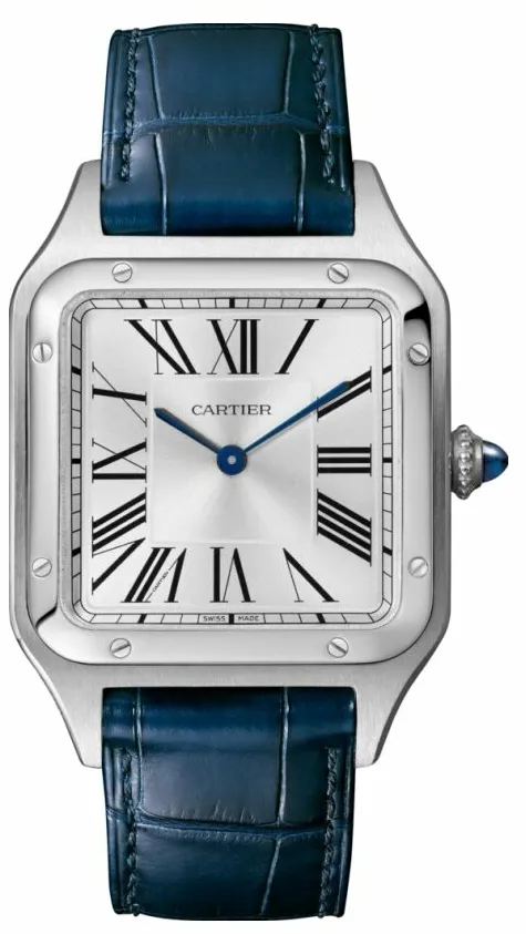 Cartier Santos Dumont WSSA0022 43.5mm Stainless steel Silver