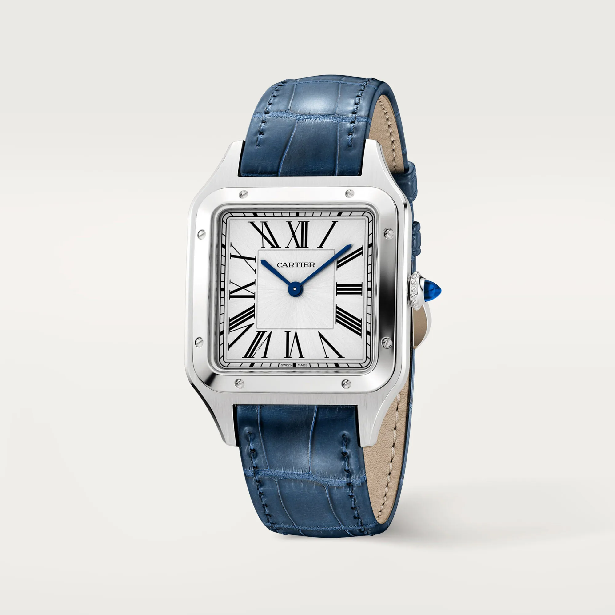 Cartier Santos Dumont WSSA0022 43.5mm Stainless steel Silver 2