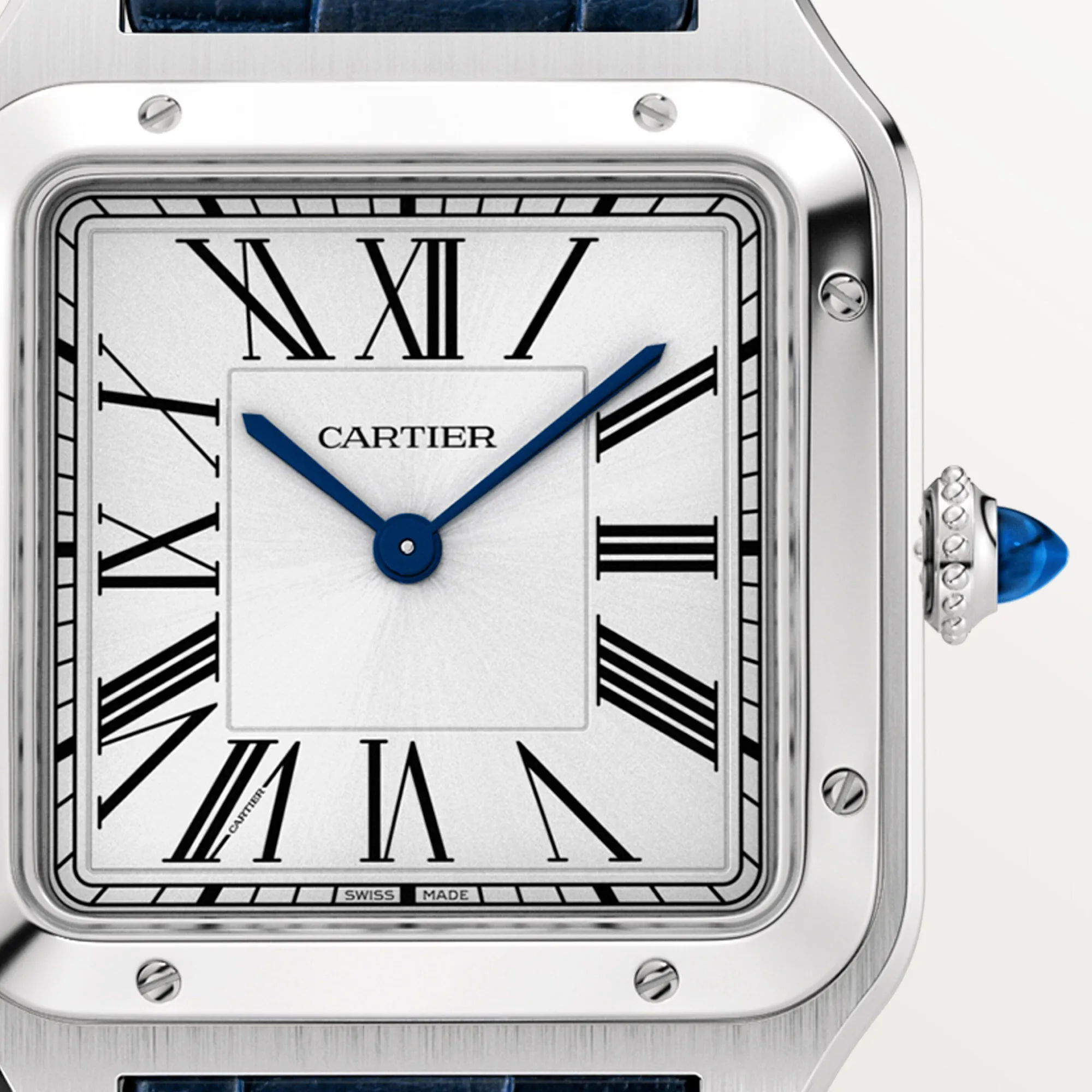 Cartier Santos Dumont WSSA0022 43.5mm Stainless steel Silver 7