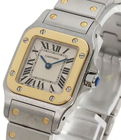 Cartier Santos Galbée SM W20012C4 24mm Stainless steel Champagne 1