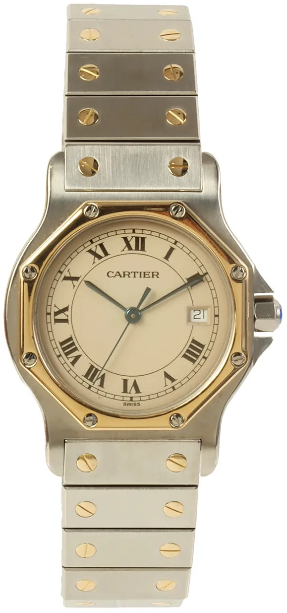 Cartier Santos Octagon Silver