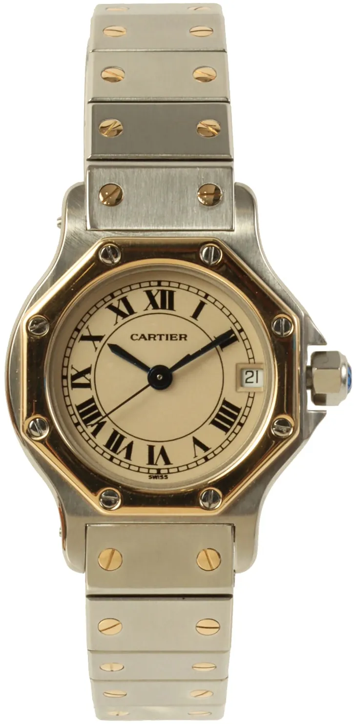 Cartier Santos Octagon Silver