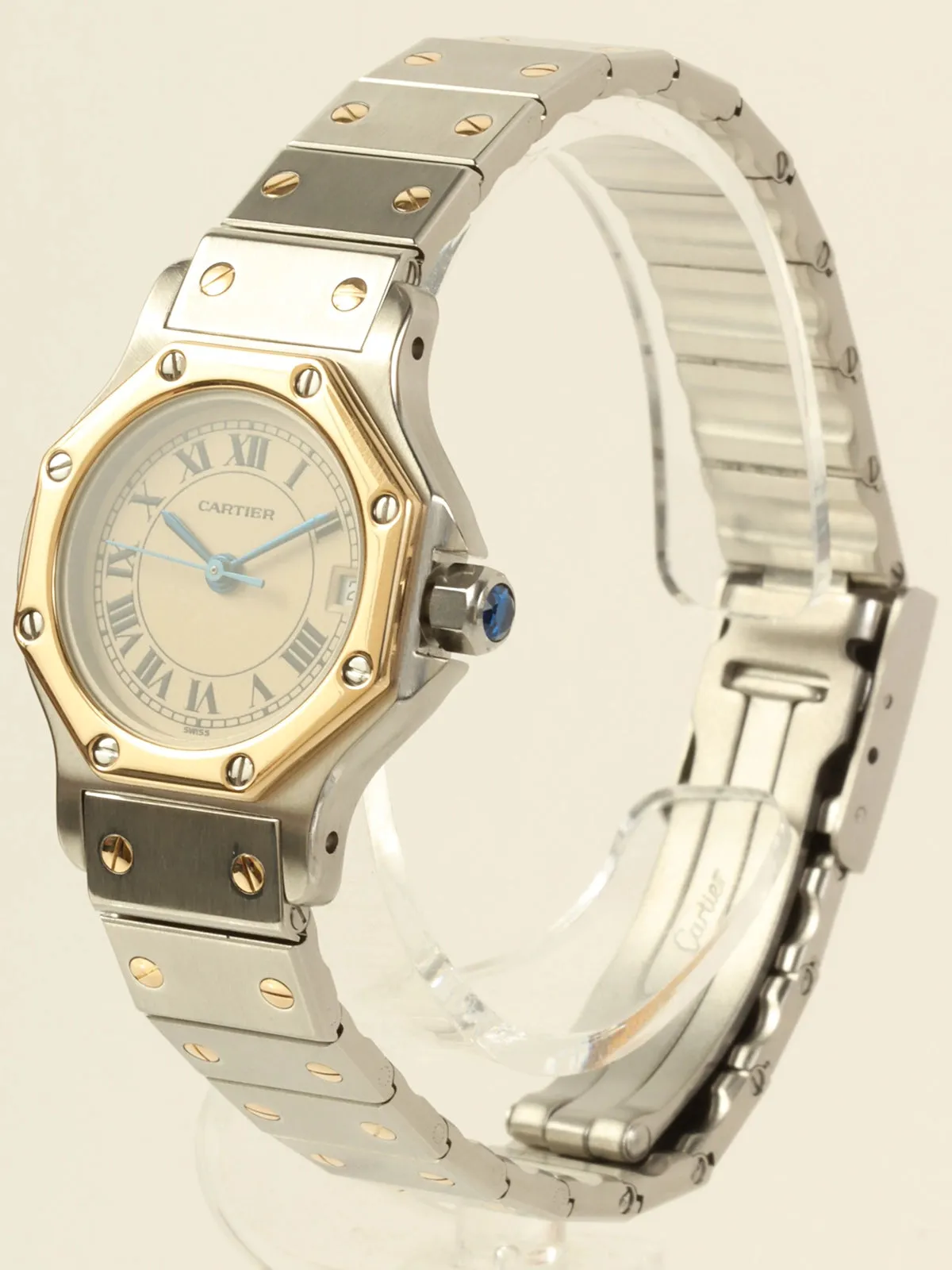 Cartier Santos Octagon Silver 1