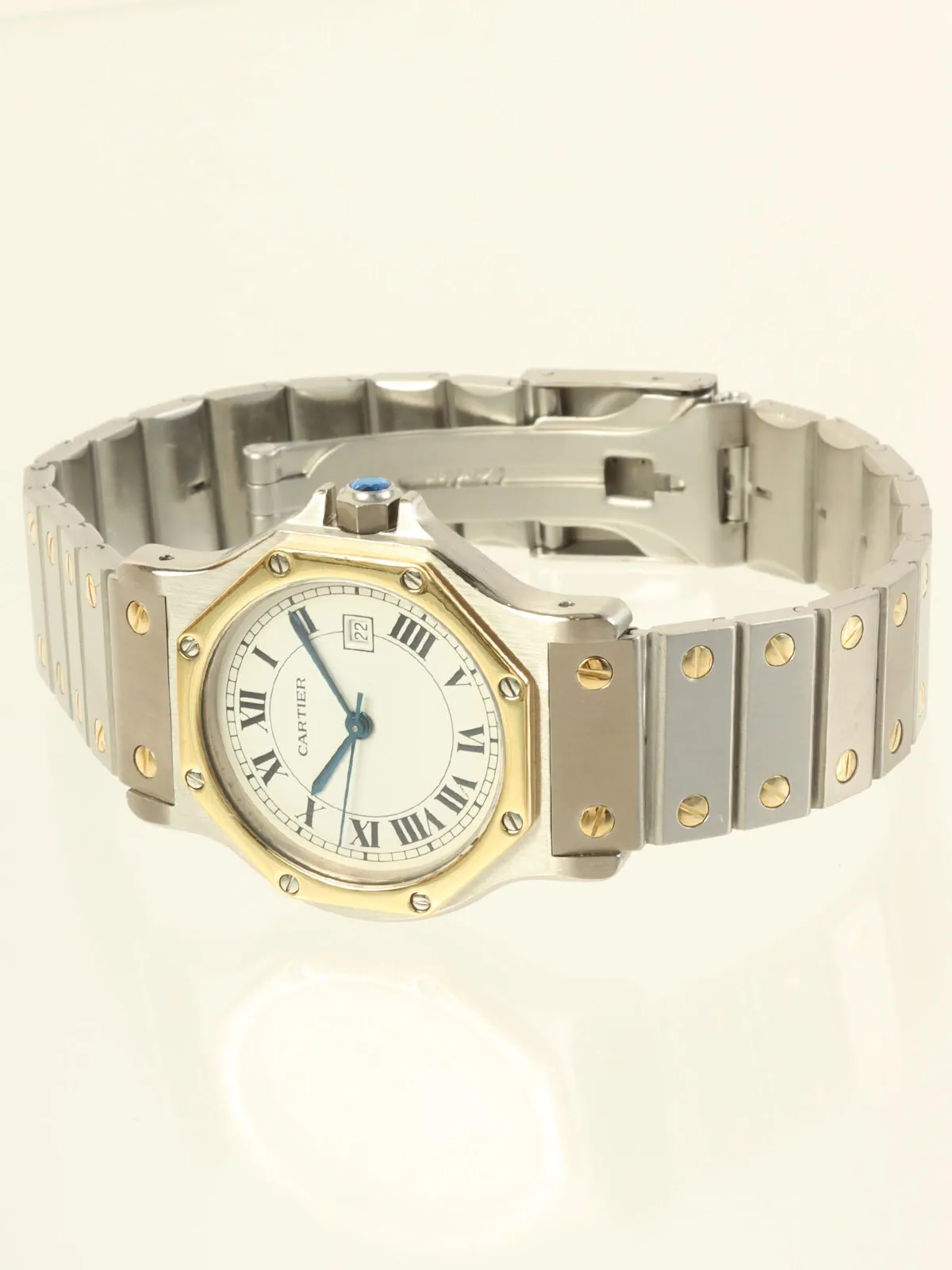 Cartier Santos Octagon Silver 3