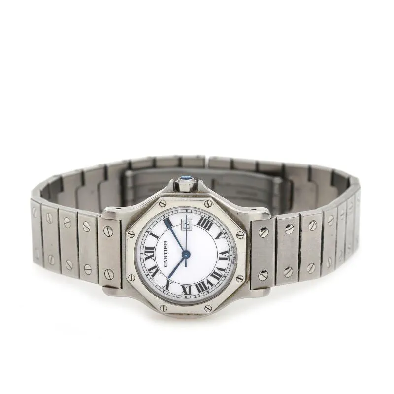 Cartier Santos Octagon 30mm Stainless steel 3