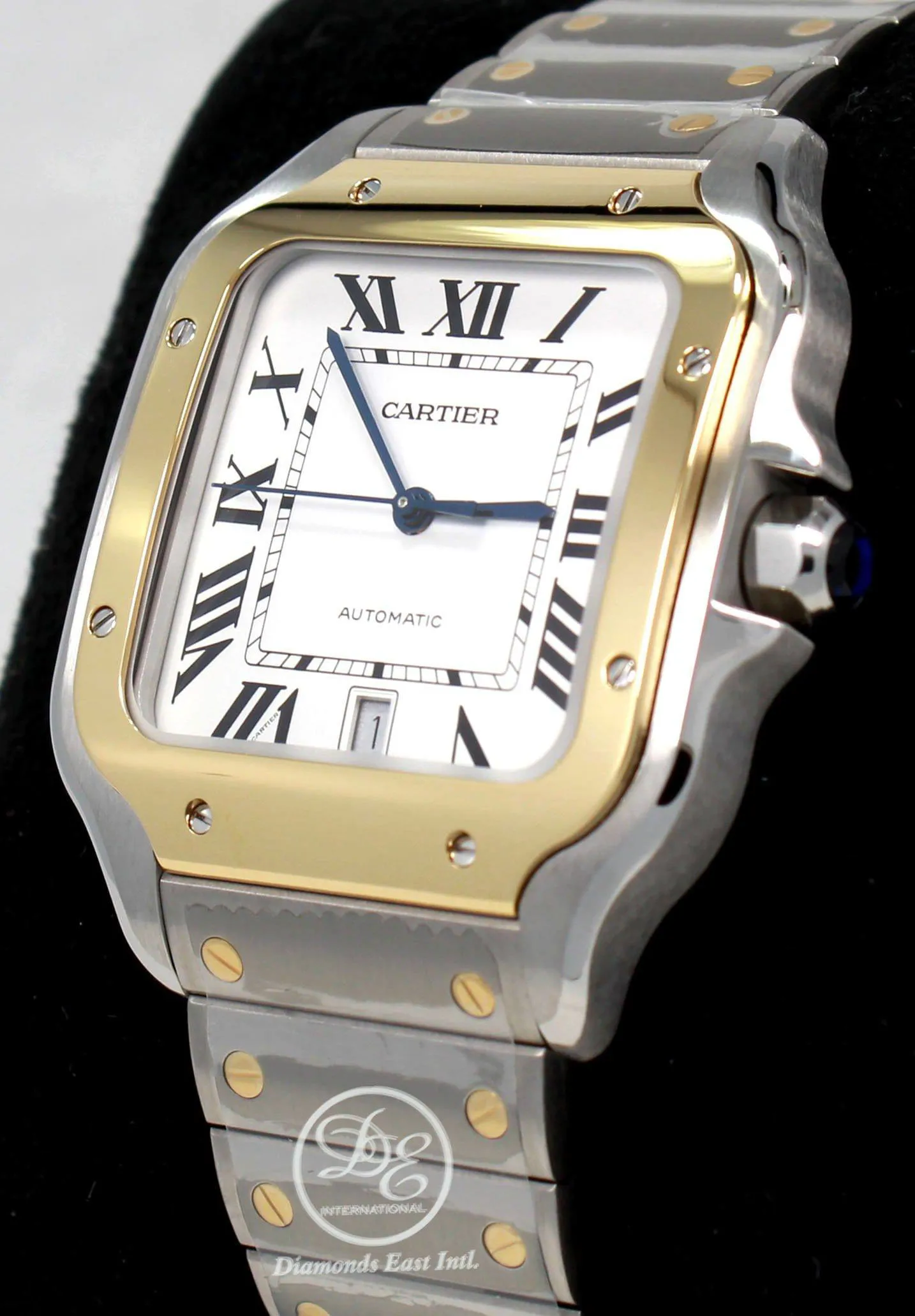 Cartier Santos W2SA0006 40mm Yellow gold and Stainless steel Opaline 1