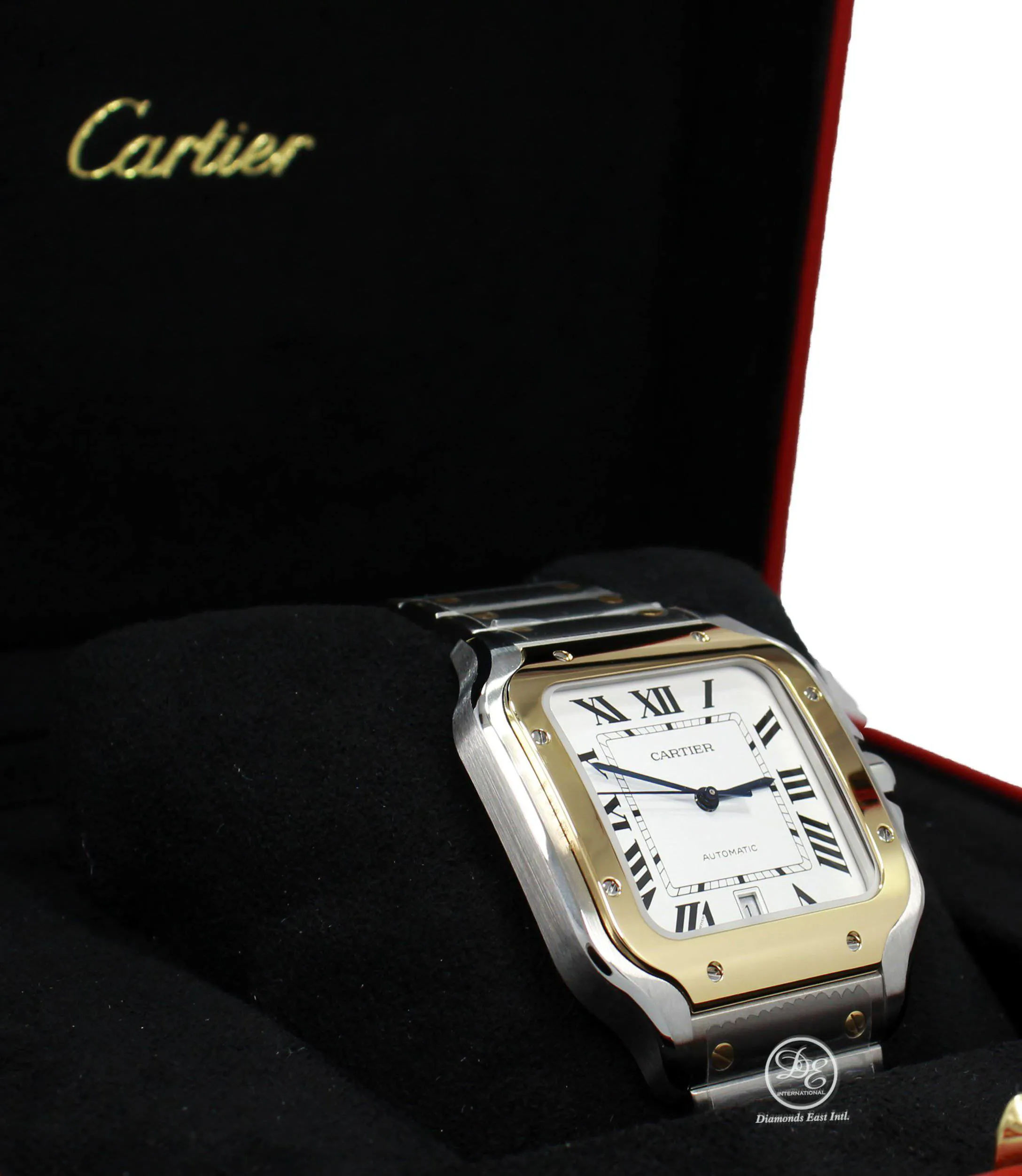 Cartier Santos W2SA0006 40mm Yellow gold and Stainless steel Opaline 5