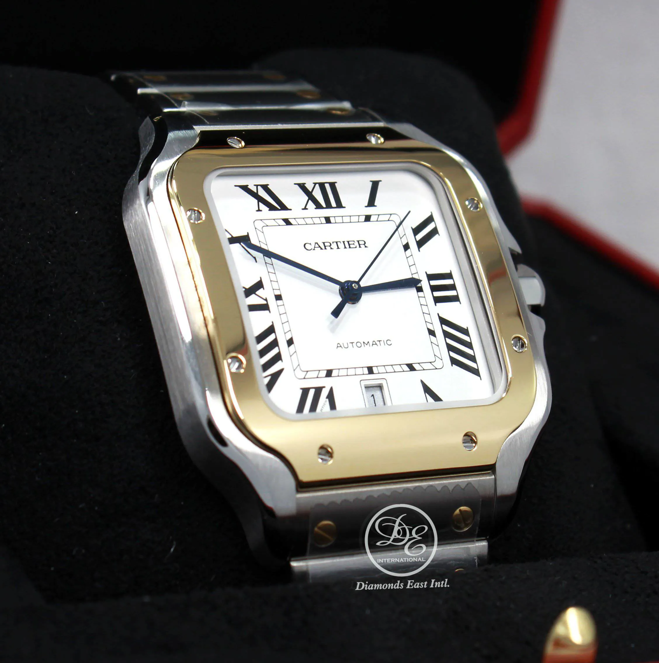 Cartier Santos W2SA0006 40mm Yellow gold and Stainless steel Opaline 6