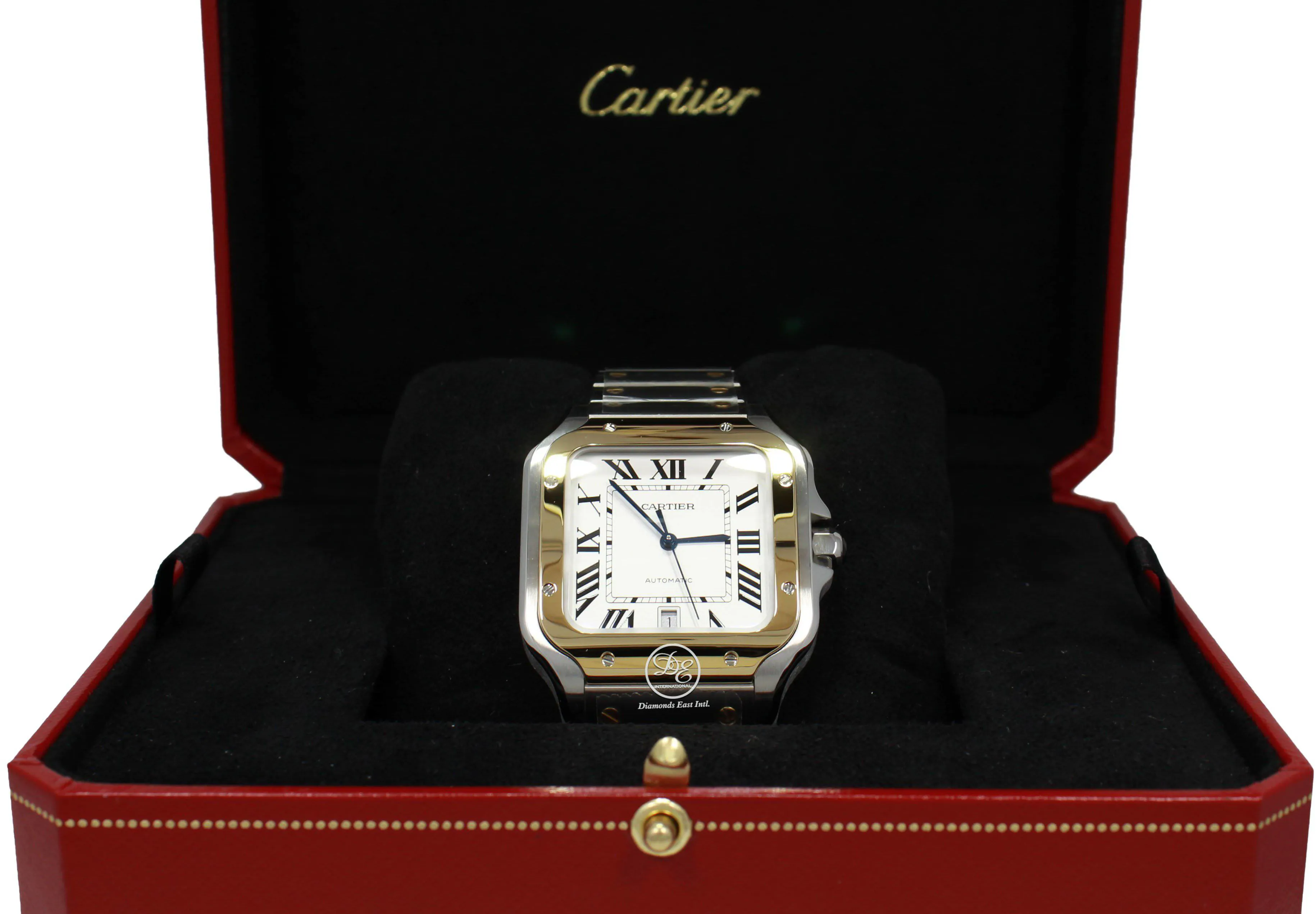 Cartier Santos W2SA0006 40mm Yellow gold and Stainless steel Opaline 7