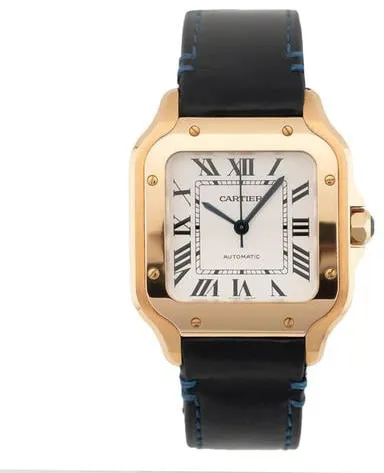 Cartier Santos WGSA0012 35mm Rose gold Silver