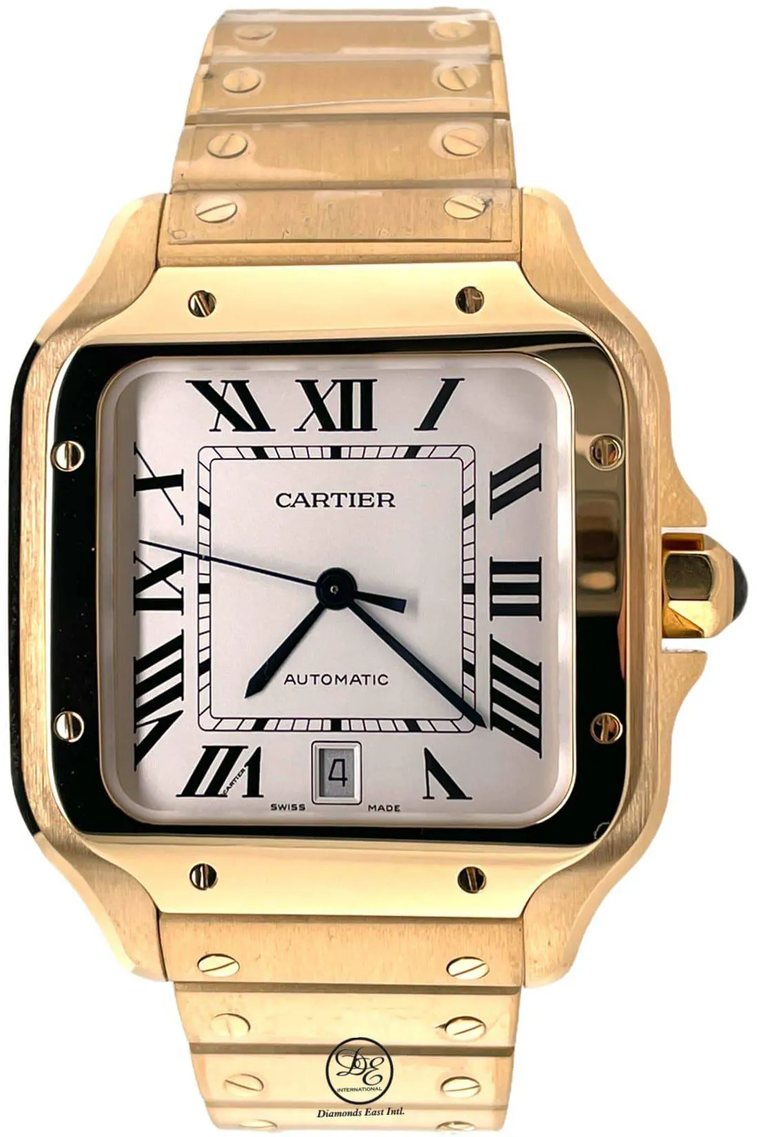 Cartier Santos WGSA0029 40mm Yellow gold Silver