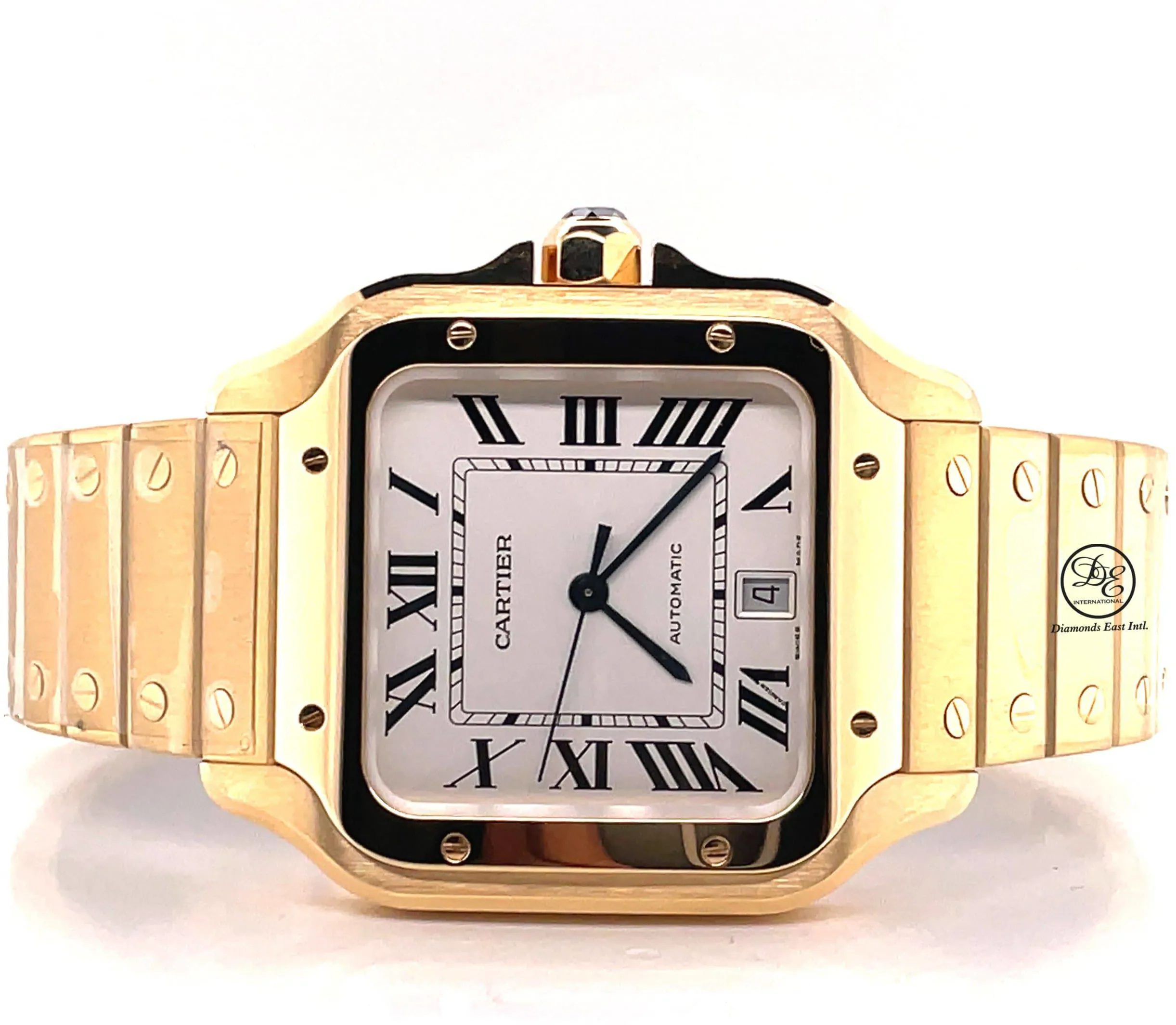 Cartier Santos WGSA0029 40mm Yellow gold Silver 4