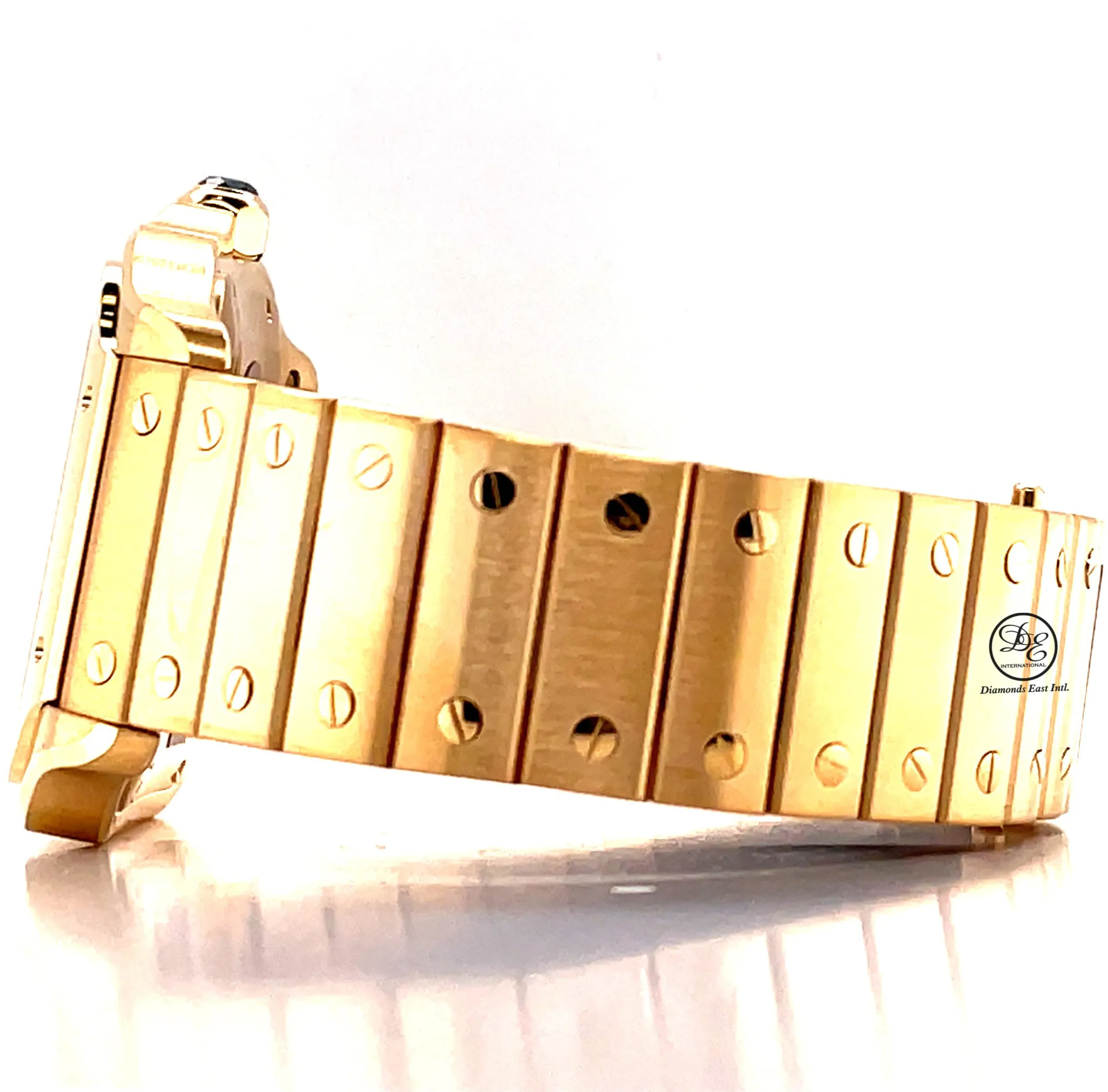 Cartier Santos WGSA0029 40mm Yellow gold Silver 5