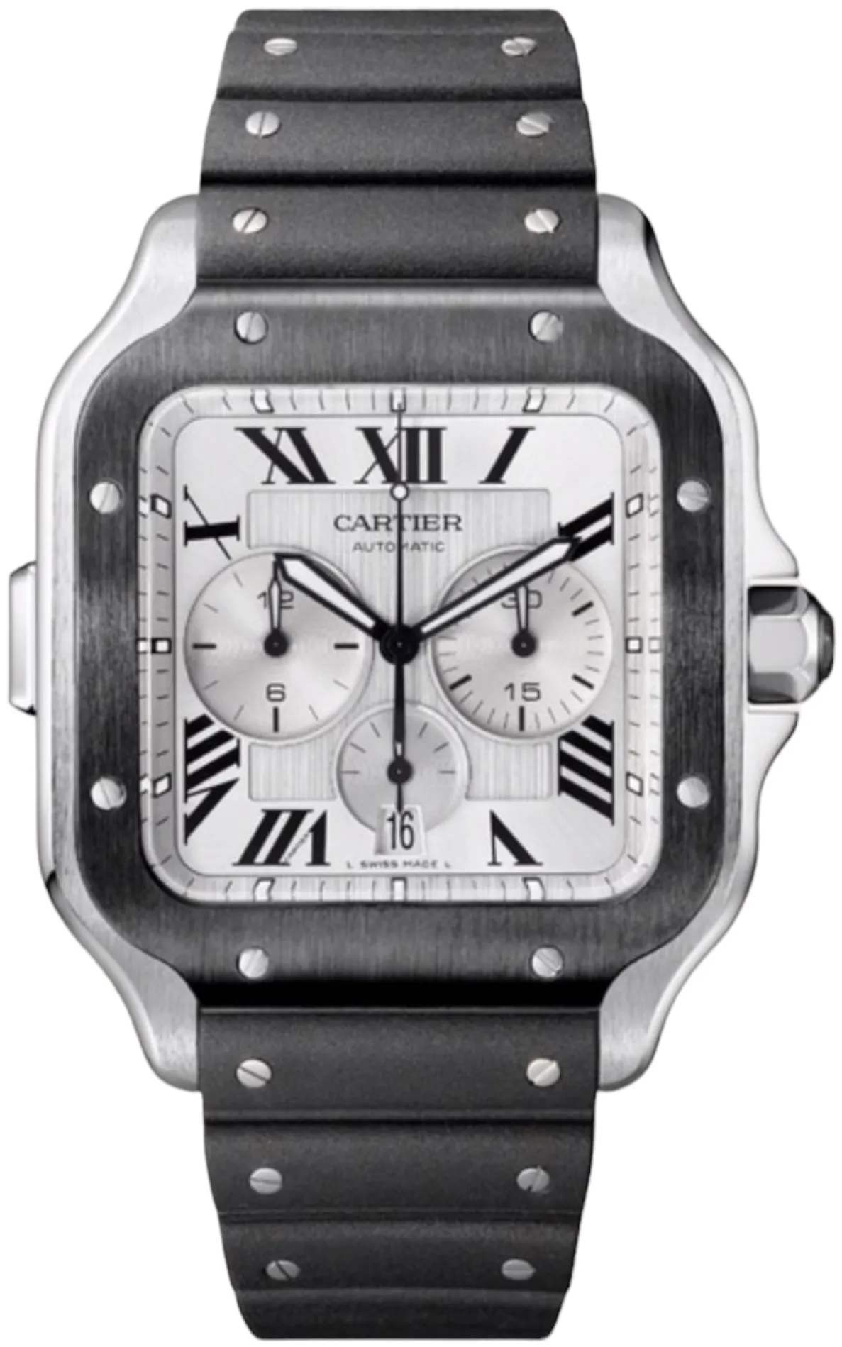 Cartier Santos WSSA0017 43.3mm Stainless steel Silver