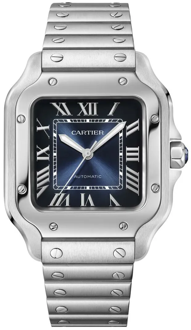 Cartier Santos WSSA0063 42mm Stainless steel Blue