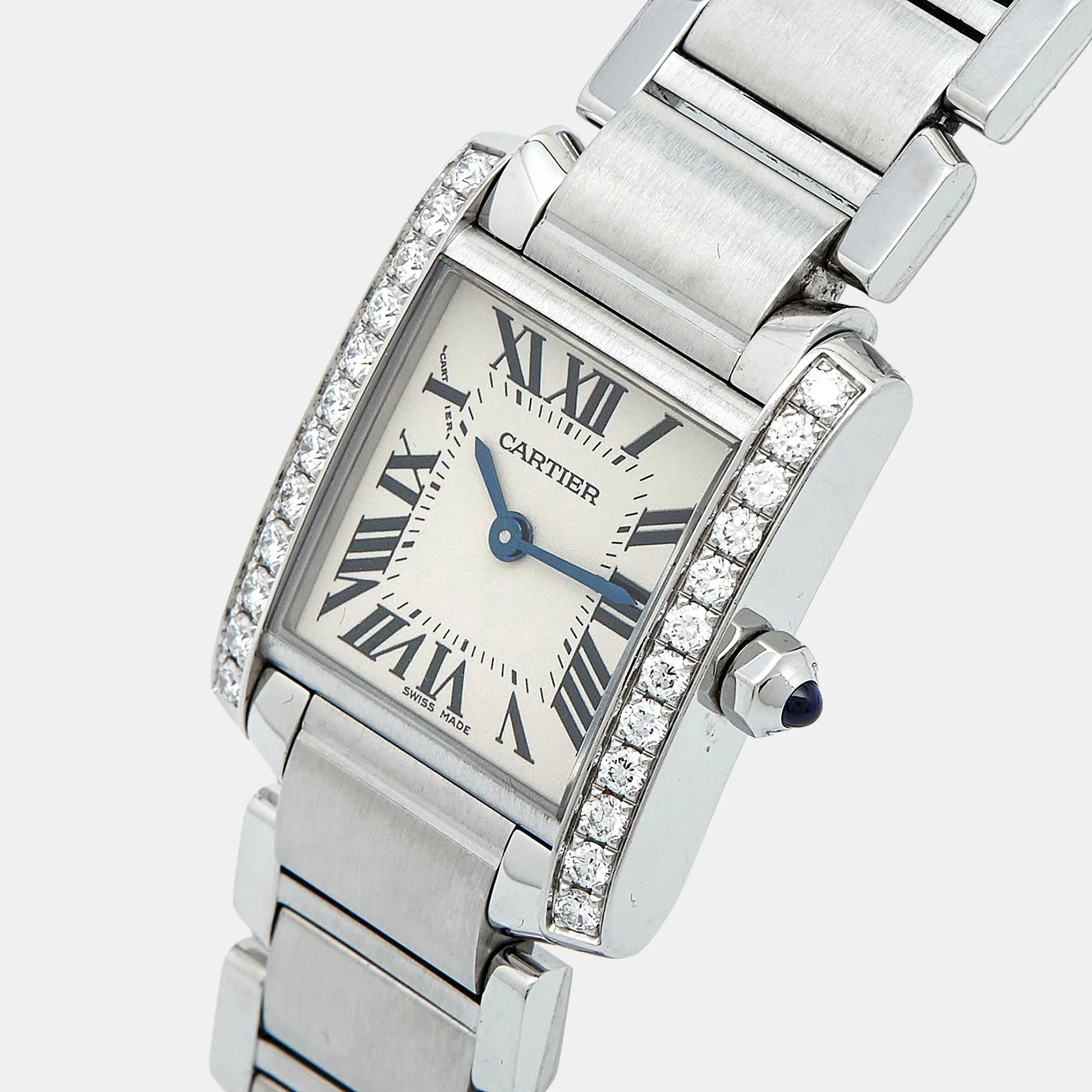 Cartier Tank Française W4TA0008 20mm Stainless steel 1