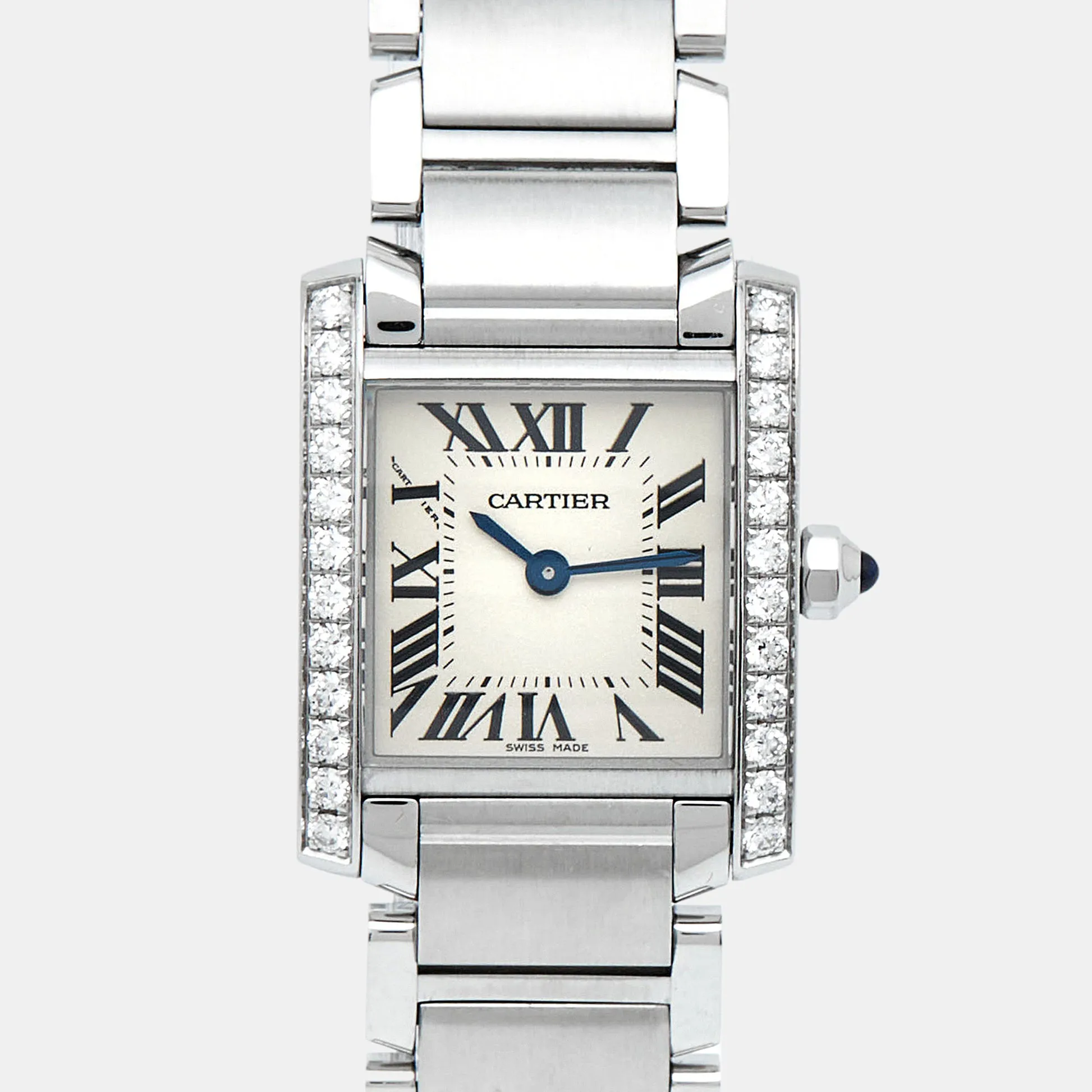 Cartier Tank Française W4TA0008 20mm Stainless steel 2