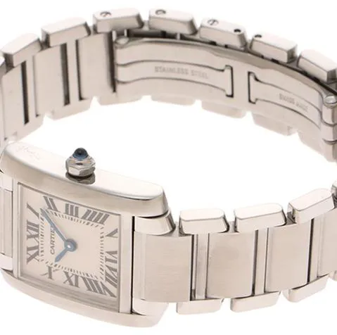 Cartier Tank Française W51008Q3 25mm Stainless steel Silver 2