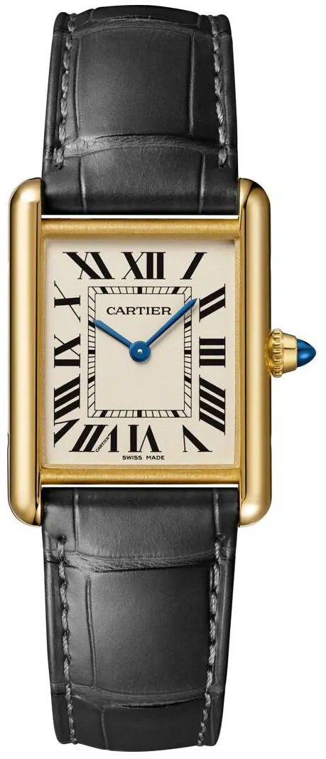 Cartier Tank Louis Cartier WGTA0067 34mm Yellow gold and 18k yellow gold Silver