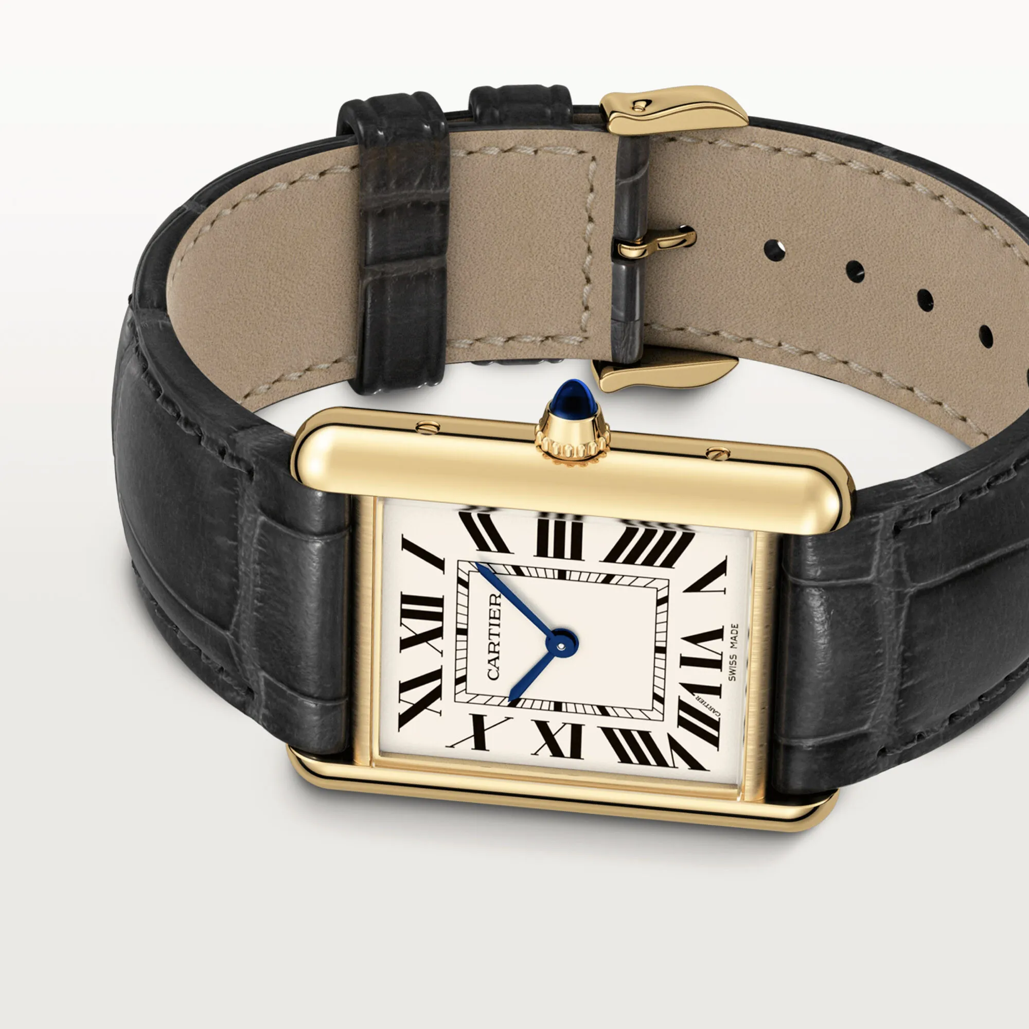 Cartier Tank Louis Cartier WGTA0067 34mm Yellow gold and 18k yellow gold Silver 6