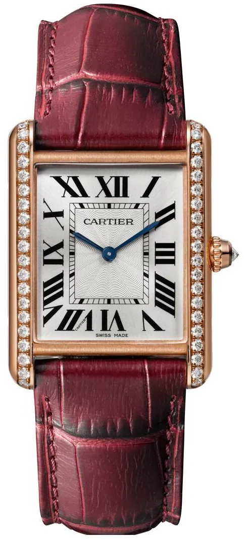 Cartier Tank Louis Cartier WJTA0038 34mm Rose gold and 18k rose gold Silver