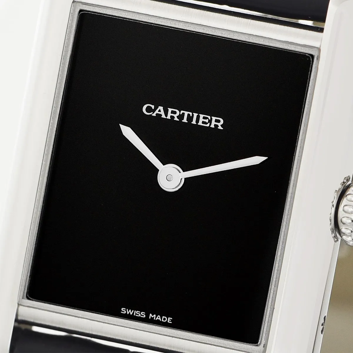 Cartier Tank Must WSTA0072 33.5mm Stainless steel Black 3