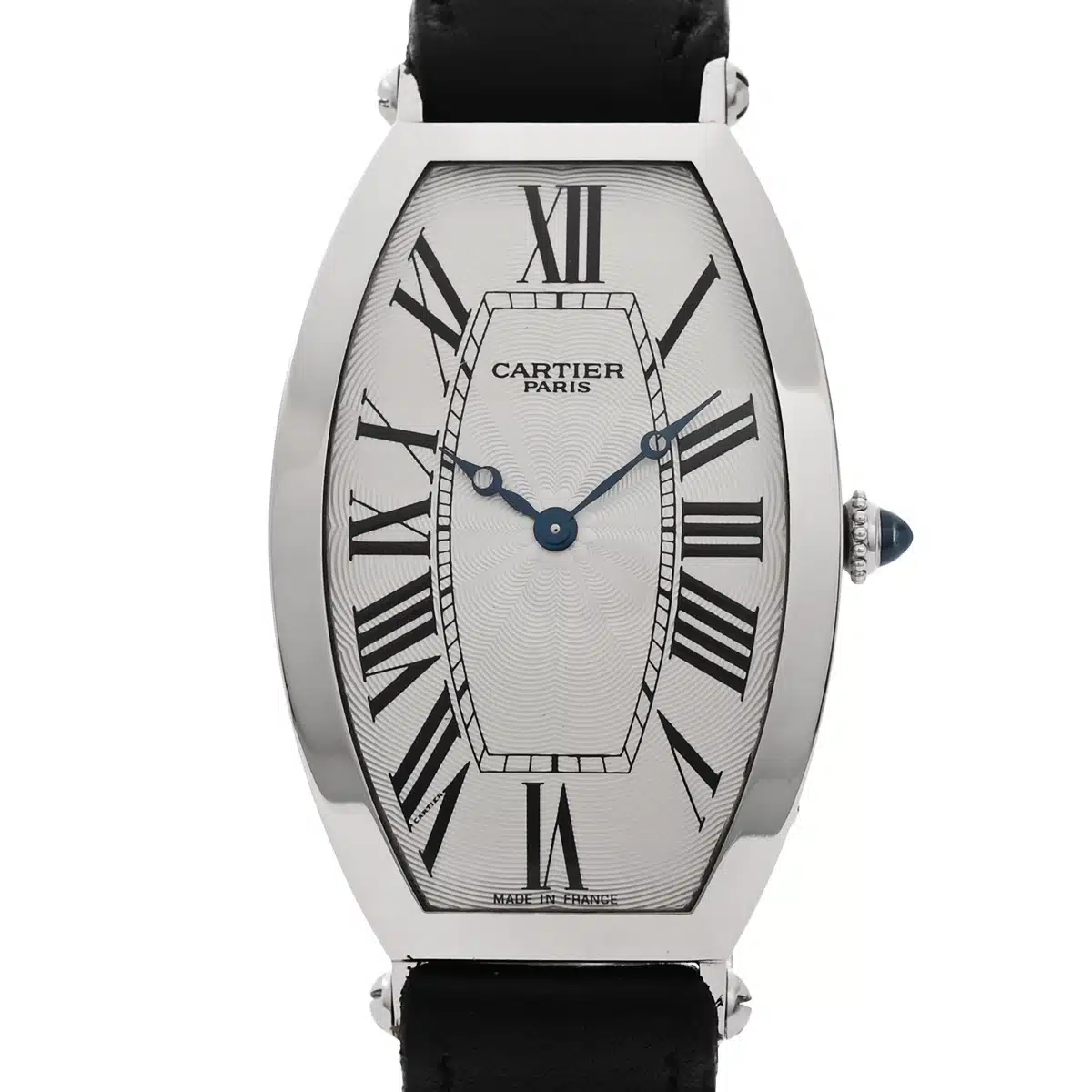 Cartier Tonneau 2435 26mm Platinum Silver