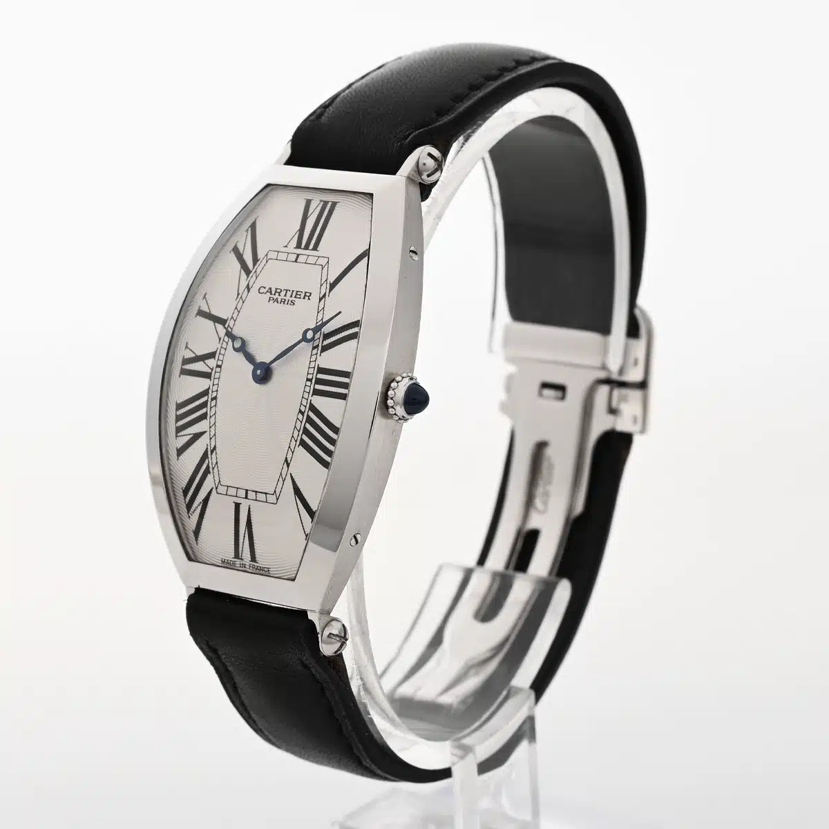 Cartier Tonneau 2435 26mm Platinum Silver 1