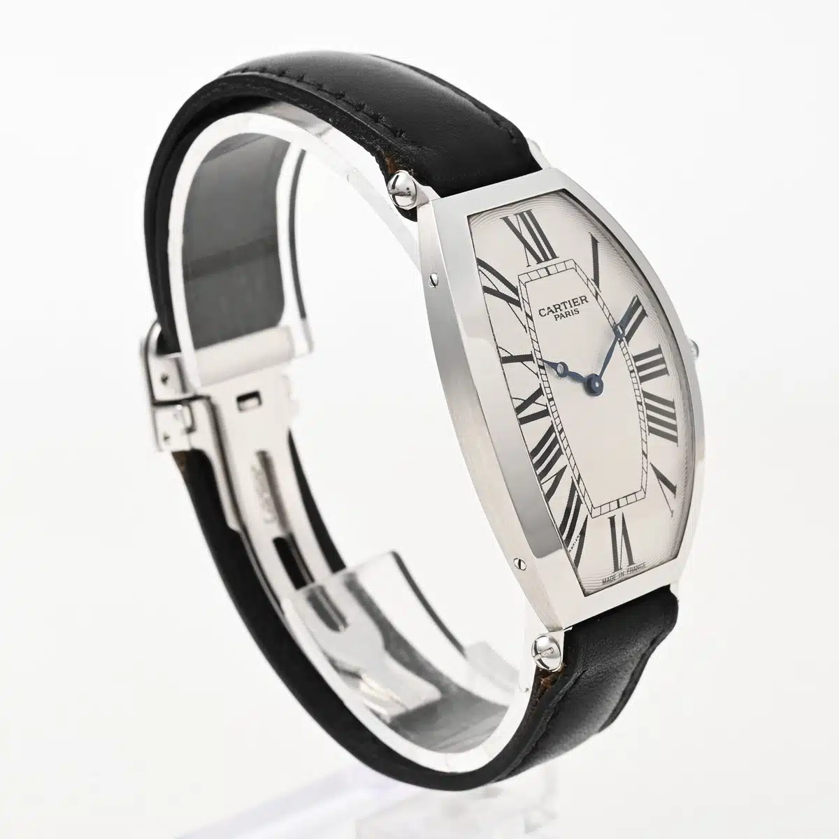 Cartier Tonneau 2435 26mm Platinum Silver 2