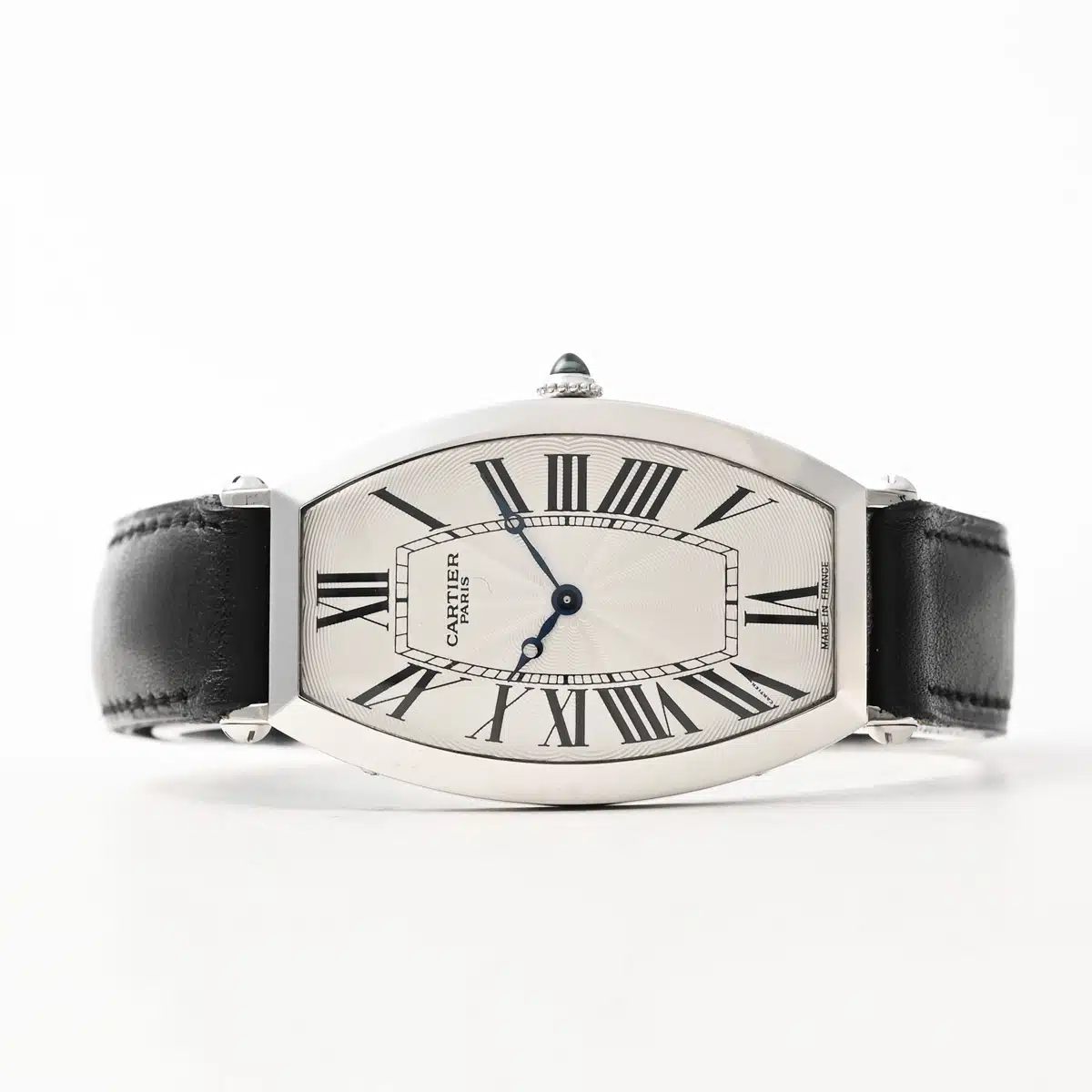 Cartier Tonneau 2435 26mm Platinum Silver 3