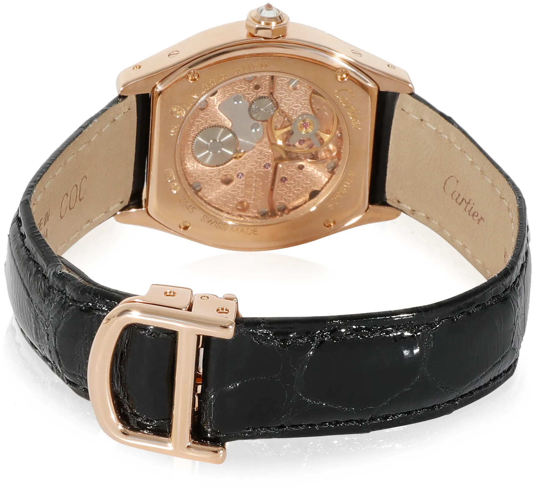 Cartier Tortue WA503751 28mm Rose gold and 18k rose gold Silver 1