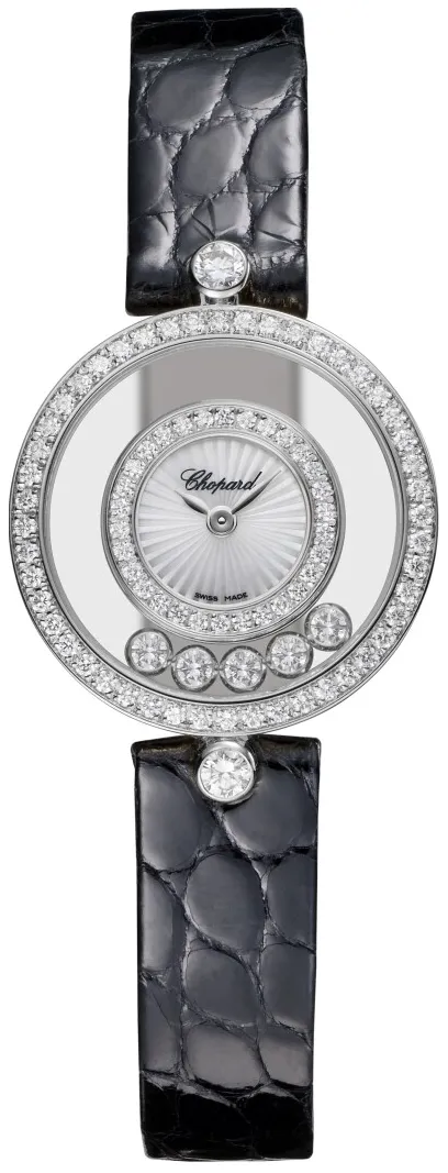 Chopard Happy Diamonds 203957-1214 26mm White gold and 18k white gold