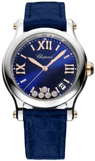 Chopard Happy Sport 278582-6012 Rose gold and Stainless steel